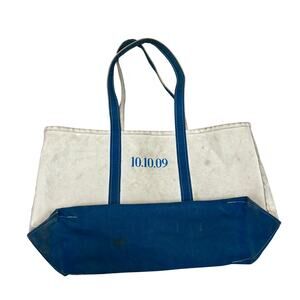 Vintage 90s LL Bean Boat And Tote Bag 13"x22" Armenia Turkey